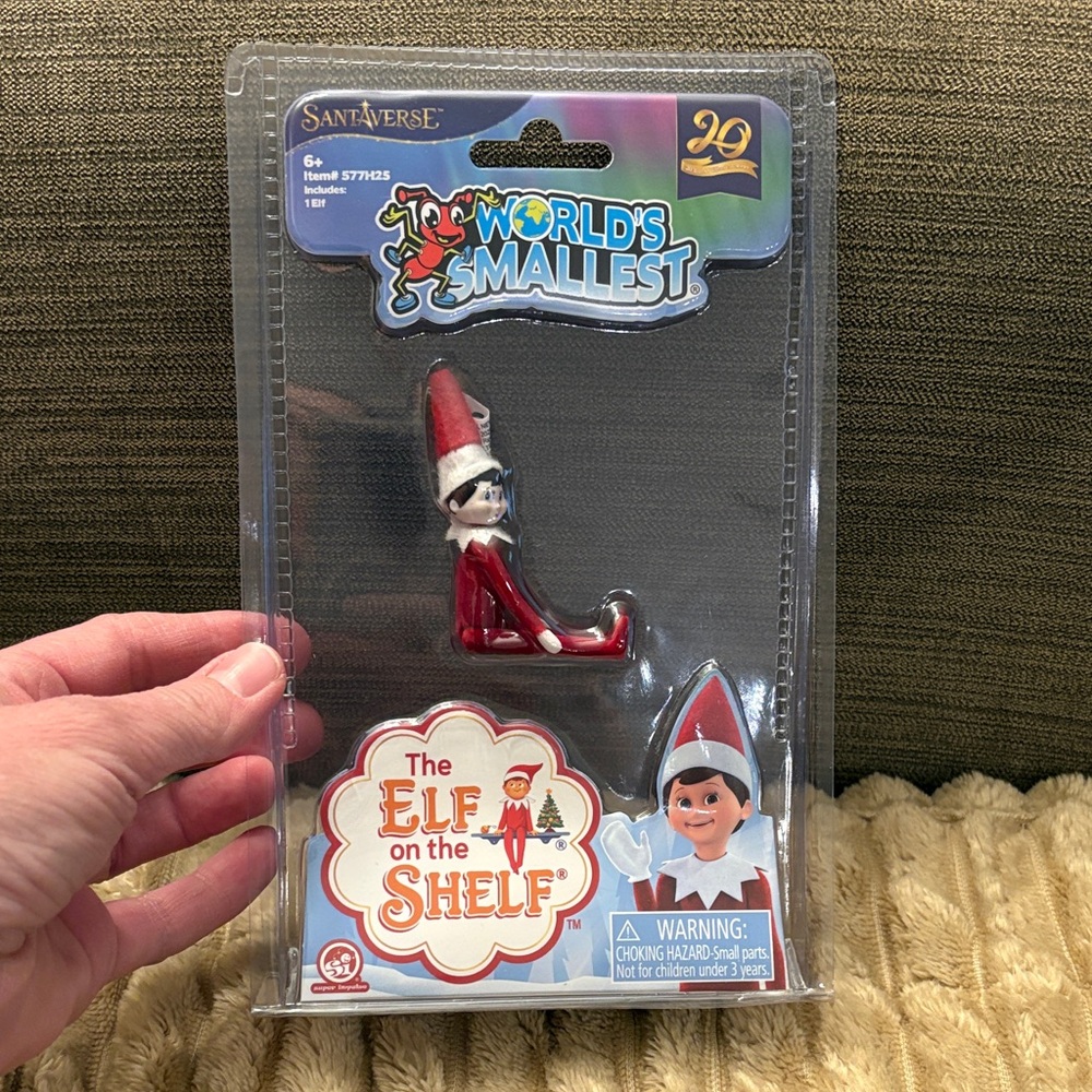 World’s Smallest Elf on the Shelf Toy - Red